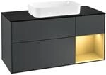 Villeroy und Boch Finion Waschtischunterschrank F302HFHG 120cm, Abdeckplatte...