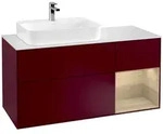 Villeroy und Boch Finion Waschtischunterschrank F401PCHB 120cm, Abdeckplatte...