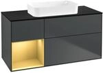 Villeroy und Boch Finion Waschtischunterschrank F702HFHG 120x60,3x50,1cm, Regal...