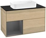 Villeroy und Boch Finion Waschtischunterschrank F652GKPC 100x60,3x50,1cm, Regal...
