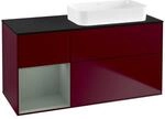 Villeroy und Boch Finion Waschtischunterschrank F682GMHB 120x60,3x50,1cm, Regal...