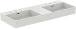 Ideal Standard Extra Doppel-Waschtisch R055701 je 3 Hahnl&ouml;cher, mit &Uuml;berlauf,...
