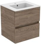 Ideal Standard Eurovit Plus M&ouml;belwaschtisch-Paket R0571Y9 Nussbaum geflammt,
