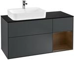 Villeroy und Boch Finion Waschtischunterschrank F402GNHG 120cm, Abdeckplatte...