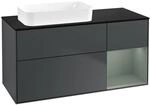 Villeroy und Boch Finion Waschtischunterschrank F692GMHG 120x60,3x50,1cm, Regal
