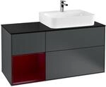 Villeroy und Boch Finion Waschtischunterschrank F142HBHG 120cm, Abdeckplatte...