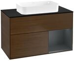 Villeroy und Boch Finion Waschtischunterschrank F662HGGN 100x60,3x50,1cm, Regal