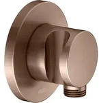 KEUCO IXMO Schlauchanschluss 59592290001 rotgold geb&uuml;rstet, mit Brausehalter,