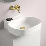 Ideal Standard Linda-X Waschtisch T4392MA ohne Hahnloch, ohne &Uuml;berlauf, 500 x 480 x