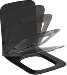 Ideal Standard Blend Cube WC-Sitz T5211V2 schwarz gl&auml;nzend, Sandwich Softclosing,