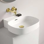 Ideal Standard Linda-X Waschtisch T4982MA ohne Hahnloch, mit &Uuml;berlauf, geschliffen,