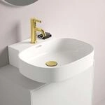 Ideal Standard Linda-X Waschtisch T475301 1 Hahnloch, mit &Uuml;berlauf, 500 x 480 x 135