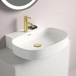 Ideal Standard Linda-X Waschtisch T475501 1 Hahnloch, mit &Uuml;berlauf, 600 x 500 x 135