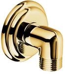 Kludi 1926 Anschlusswinkel 1210145-00 DN15, Abdeckrosette 56mm, vergoldet 23 kt