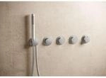 Herzbach MODUL7 PUSH Thermostat Fertigset 70.703003.1.09 3 Verbraucher Edelstahl