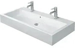 Duravit Vero M&ouml;bel-Waschtisch 0454100027 geschliffen, mit Hahnloch, &Uuml;berlauf,