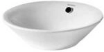 Duravit Starck 1 Aufsatzwaschtisch 0408530000 &Oslash; 53 cm, weiss, mit &Uuml;berlauf, ohne