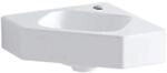 Geberit iCon Eck-Handwaschbecken 124729000 46x33cm, mit Hahnloch, ohne &Uuml;berlauf,
