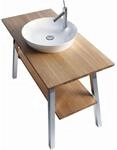 Duravit Cape Cod Aufsatz-Waschbecken 2328480000 &Oslash; 48cm, mit Hahnloch,