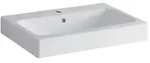 Geberit iCon Waschtisch 124060600 weiss mit KeraTect, mit Hahnloch und &Uuml;berlauf