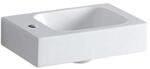 Geberit iCon Handwaschbecken 124836600 wei&szlig; mit KeraTect, Hahnloch links, ohne