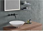 Alape SB.K450.GS Schalenbecken 3502000000 &Oslash; 45 cm, weiss, ohne Hahnloch und