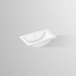 Alape EB.R585 Einbauwaschtisch 2201000000 58,5 x 34,7cm, weiss, ohne Hahnloch, mit