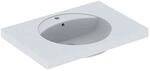 Geberit Preciosa Waschtisch 124280600 weiss mit KeraTect, mit Hahnloch und...