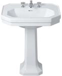 Duravit Serie 1930 Waschtisch 0438700000 mit &Uuml;berlauf, 1 Hahnloch, weiss