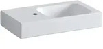 Geberit iCon Handwaschbecken 124153000 53x31cm, Ablagefl&auml;che links, mit Hahnloch,