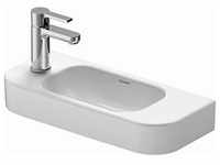 Duravit Happy D.2 Handwaschbecken 0711500009 mit Hahnloch links, weiss