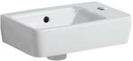 Geberit Waschtisch Renova Compact 276140600 weiss, KeraTect, 40 x 25 cm, mit Hahnloch