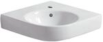 Geberit Waschtisch Renova Compact 226150000 weiss, Schenkell&auml;nge 50cm, Eckmodell