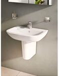 VitrA S20 Waschtisch 5503L003-0001 60 x 46 cm, wei&szlig;, &Uuml;berlauf/Hahnloch mittig