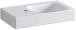 Geberit iCon Handwaschbecken 124153600 53 x 31 cm, wei&szlig; KeraTect, Ablage links