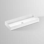 Alape AB.ME1000 Aufsatz-Waschtisch 3214000000 1000 x 375 x 115 mm, wei&szlig;, ohne