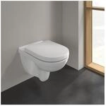 Villeroy & Boch O.Novo Combi Pack 5660HR01 WC mit WC-Sitz, sp&uuml;lrandlos,