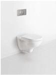 Villeroy & Boch O.Novo Wand Tiefsp&uuml;l WC 5660H101 Combi Pack, weiss, WC + WC-Sitz