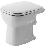 Duravit D-Code Stand Flachsp&uuml;l WC 2109090000 Abgang waagrecht, weiss