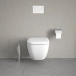 Duravit Happy D.2 Wand Tiefsp&uuml;l WC 22220900001 rimless, weiss, WonderGliss