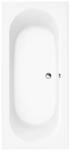 Villeroy und Boch O.novo Rechteck-Badewanne UBA180CAS2V-01 180x80cm, wei&szlig;,...