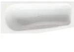 Badewanne BetteLuna 2760000 170 x 75 cm, weiss, Schr&auml;ges Fussende rechts