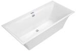 Villeroy & Boch Squaro Edge 12 Badewanne UBQ160SQE2DV01, 160 x 75 cm, Quaryl,...
