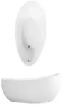Villeroy & Boch Aveo Badewanne UBQ194AVE9PDV01 freistehend, Quaryl, 190x95 cm,...