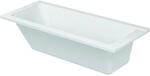 Duravit Badewanne D-Code 700096000000000 Einbauversion, Ablauf Fu&szlig;seite, weiss