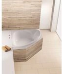 Hoesch Spectra Eck Badewanne 3653.010 140 x 140 cm, weiss, Einbauversion