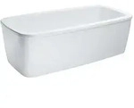 LAUFEN Palomba Badewanne 2318000000001 180 x 90 cm, weiss, freistehend, mit Sch&uuml;rze