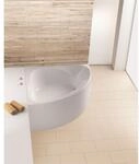 Hoesch Spectra Eck Badewanne 3654.010 weiss, 140x140cm, mit angeformter Sch&uuml;rze