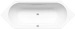 Kaldewei Vaio Duo 6 952 Sechseck-Badewanne 210 x 80 x 43 cm, weiss, Perl-Effekt