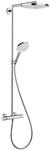 hansgrohe Raindance Select Showerpipe 27129400 S 240 2jet, wei&szlig;/chrom, Brausearm